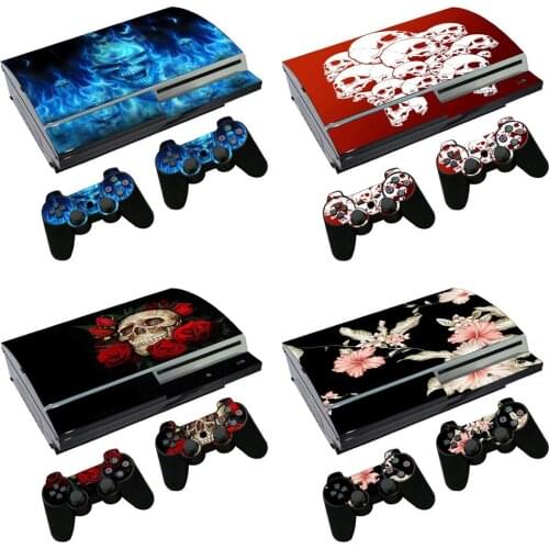 For ps3 fat decal vinly skin sticker skulls designs
