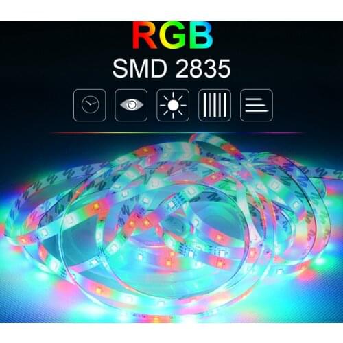 LED Strip Light Flexible LED Light Tape RGB Ribbon TV LED Backlight DC12V rgb Strip Lamp Colorful Decoration Lamp 5m 10m 15m 20m