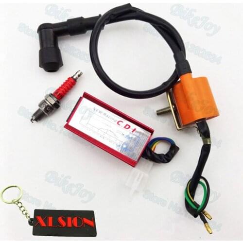 Racing Ignition Coil AC CDI Spark Plug A7TC For 50cc 70cc 90cc 110cc 125cc Pit Dirt Bike Loncin Taotao ATV Quad
