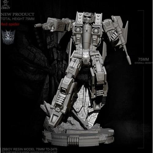H75mm Resin figure kits Starscream model self-assembled TD-2475