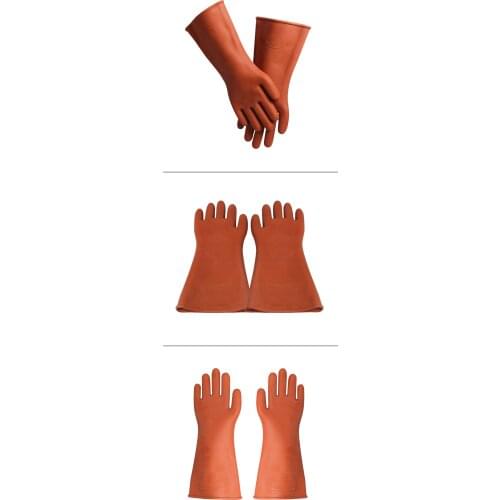 Insulated household gloves clean outdoor anti-electric rubber household gloves safety