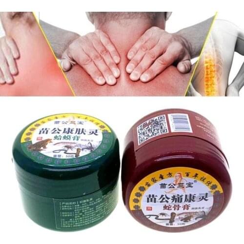 50g Snake Oil Ointment Back Muscle Back Pain Relief Sprain Ache Cream Arthritis Pain Ointment Foot Body Pain Relief Cream