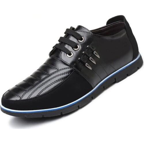 New Mens Casual Shoes Summer Autumn Leather Men Shoes Fashion Men Loafers Italy Handmade Male Business Wedding Dress Shoes