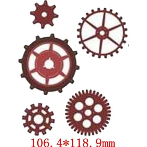 Machine Gear Sets Metal Cutting Dies Stencils for DIY Scrapbooking Photo Album Decorative Embossing Card Craft Supplier Die Cut