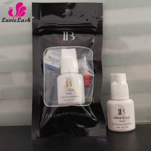 Original 4 bottles I Beauty Ultra Clear glue last 5 weeks fast drying 2-3s for Individual Eyelash Extension from korea
