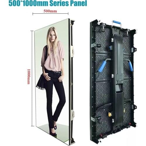P3.91 Indoor LED Panel, SMD 500X1000mm Aluminium Die Casting Cabinet Full Color Video Led Display Screen, Led Video Wall