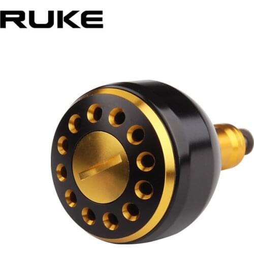 RUKE Fishing Handle Knob for Spinning Reel, Metal Fishing Reel Handle Knobs Bait Casting Spinning Reels Accessory,Free Shipping
