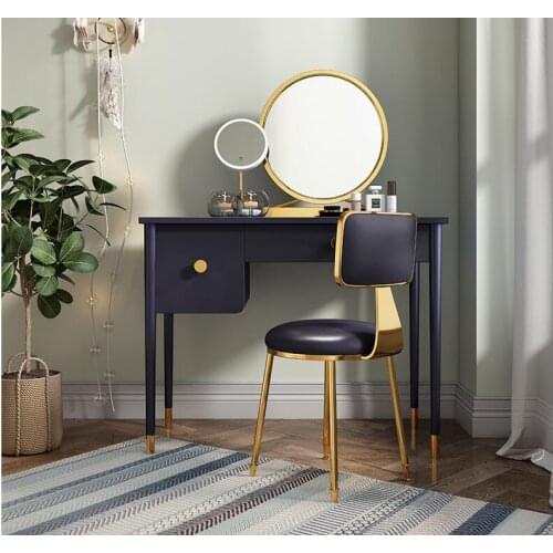 Light luxury dressing table ins dressing table dressing table net red small apartment postmodern bedroom Nordic style