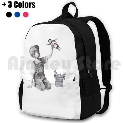 Banksy Tribute To Nurses Outdoor Hiking Backpack Waterproof Camping Travel Banksy Graffiti Street Art Street Anarchy Banksy