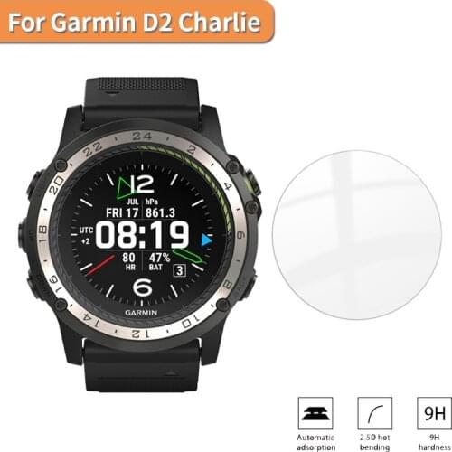 9H Tempered Glass Protection For Garmin D2 Charlie Screen Protector HD Anti-Scratch Smart Watch Protective Ultra-thin Glass Film