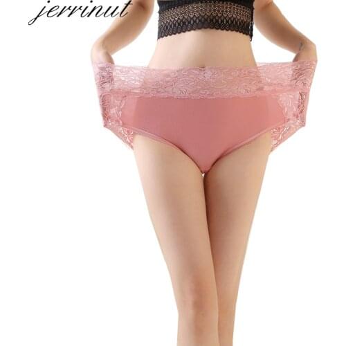 Jerrinut Womens Intimates Panty Modal Cotton Briefs For Female High Waist Panties Plus Size Pants M L XL XXL XXXL Underwear