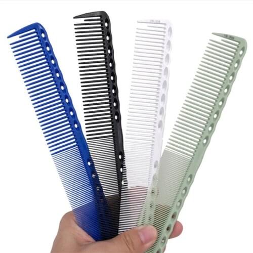1PC Detangling Hair Dressing Brush Colorful Plastic Hair Cutting Barber Comb Professional Anti-static Flattop Salon Styling Tool