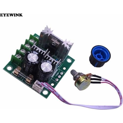 1PCS CCMHCW PWM DC motor governor external speed control knob 12V-40V universal 10A with insurance