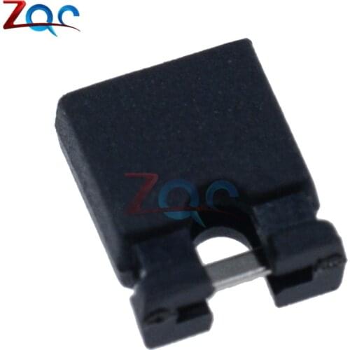 100PCS Pitch jumper shorted cap & Headers & Wire Housings 2.54MM SHUNT