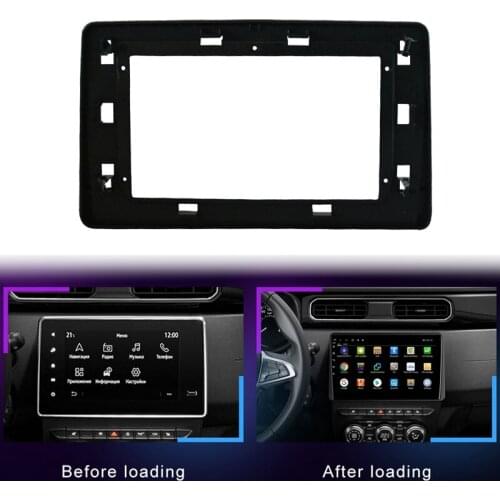 2Din Car Radio Fascia for Renault Duster Arkana DVD Stereo Frame Plate Adapter Mounting Dash Installation Bezel Trim Kit