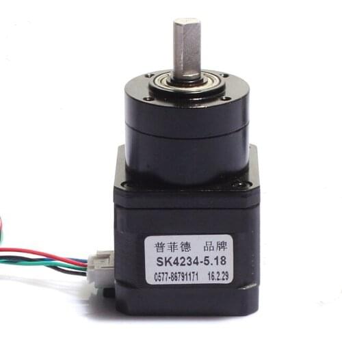 42 planetary deceleration stepping motor fuselage 48mm planetary reducer + motor large torque deceleration ratio 1:5.18 optional