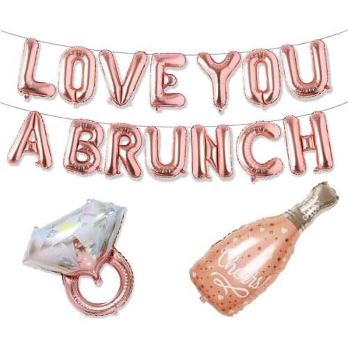 Brunch Party Love You a Brunch Balloon Banner Brunch Bridal Shower Party Decorations Brunch Party Bachelorette Party Sign