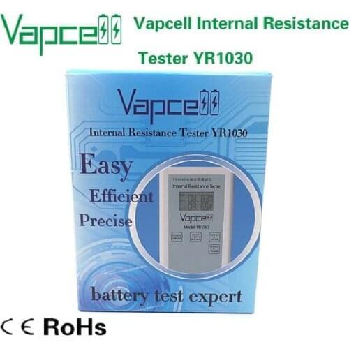 Free shipping QZ Vapcell internal resistance tester YR1030 fast Test Li lon/nickel hydrogen/nickel cadmium cell,etc True fake