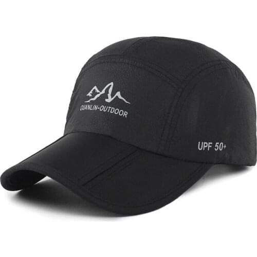 Quick Dry Sports Hat Lightweight Breathable Soft Outdoor Running Cap Thin Cooling Baseball Hats UPF 50+ Sun Protection Cap