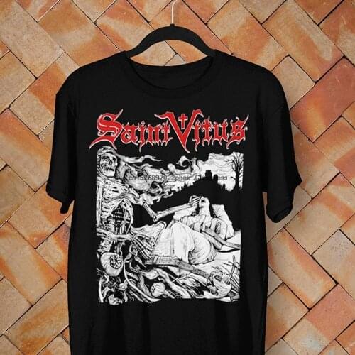 Saint Vitus T shirt Doom Stoner Metal Rock Band Tee