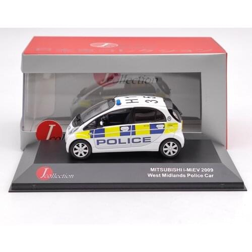 J Collection 1:43 For M~ubishi I-MIEV 2009 West Midlands Police Car Diecast Models Auto Toys Gift JC164