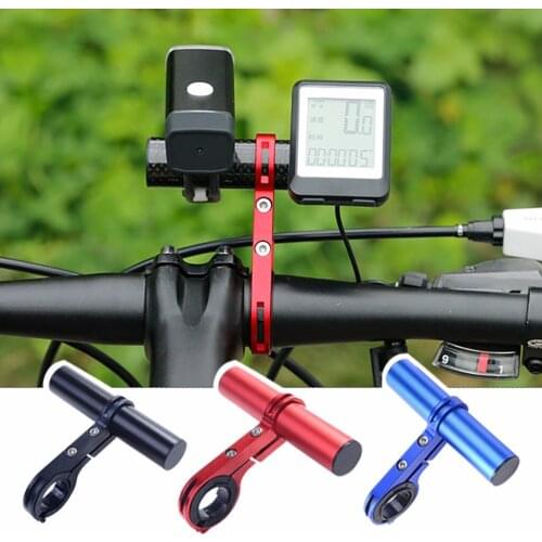 Bicycle Handlebar Extended Bracket Bike Headlight Mount Bar Computer Holder Lantern Lamp Support Rack Alloy Fiber Stand #PY