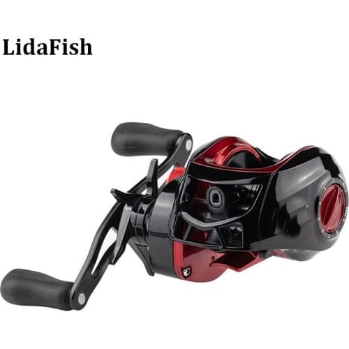 LIDAFISH Brand Fishing Reel Baitcasting Wheel Streamline Light NO Gap 7.1:1 Gear Reel Quick Side Cover Removal Fishing Coil