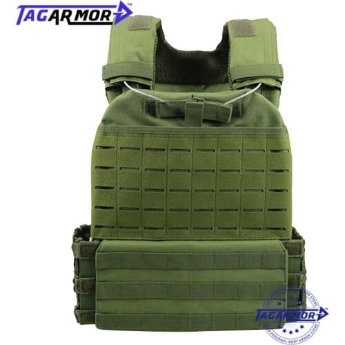 NIJ IIIA Military Tactical Laser Cut Bulletproof Combat Vest Plate Carrier for Police, Special, Forces, Army, Law Enforcement