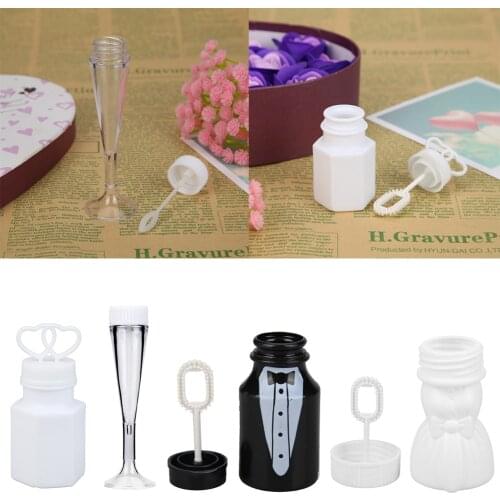 Empty Bubble Soap Bottle Tube Bubbles Maker Wedding Gifts for Guests Birthday Party Decoration Baby Shower Favors Kids Toys