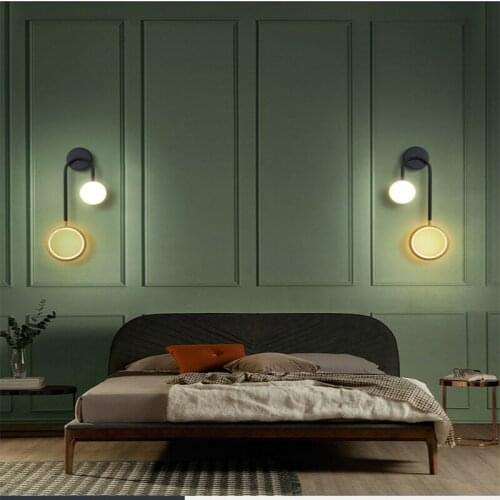 2021 New Modern Creative Wall Lamp Bedroom Bedside LED Lamp Living Room TV Sofa Background Lamp