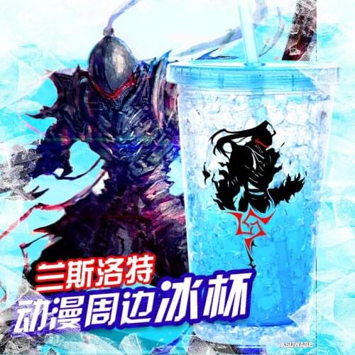 Fate/stay night Anime Ice cup Crushed ice cup Yuuki Asuna cosplay Cute and fresh plastic drinking cup with straw Tokisaki Kurumi