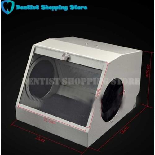 Dental Vacuum Dust Extractor collector with LED light dental lab equipment supply