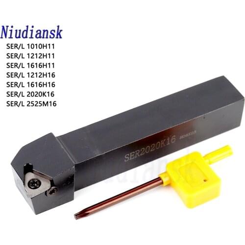 SER2020K16 SER2525 SER1616 SER1212 SER1010 CNC Lathe Turning Tool Holder Carbide Inserts Boring Bar external Thread Turning tool