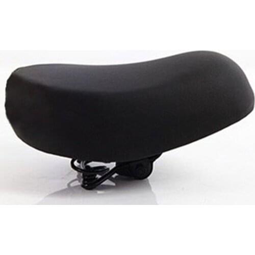 Adults Comfort Wide Big Bum Bike Bicycle Gel Cruiser Sporty Soft Sponge Pad Saddle Seat Suitable for Long Travel Cycling Seat