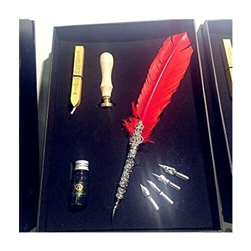 Vintage Antique Alphabet Initial A to Z Letter Old-Fashioned Wedding Invitation Wax Seal Sealing Stamp Rosewood Handle Red Owl F