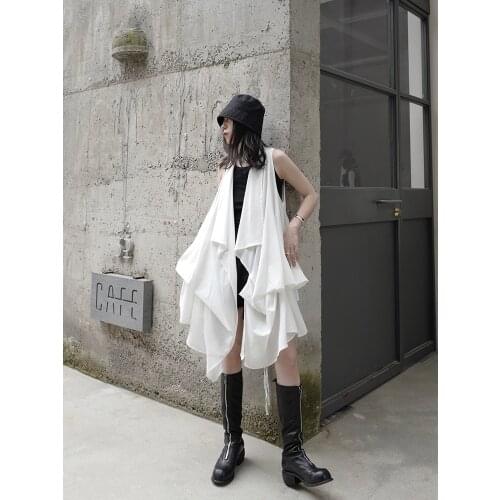 Dark Department punk designer very fairy maiden minority dress asymmetrical irregular skirt spring and summer