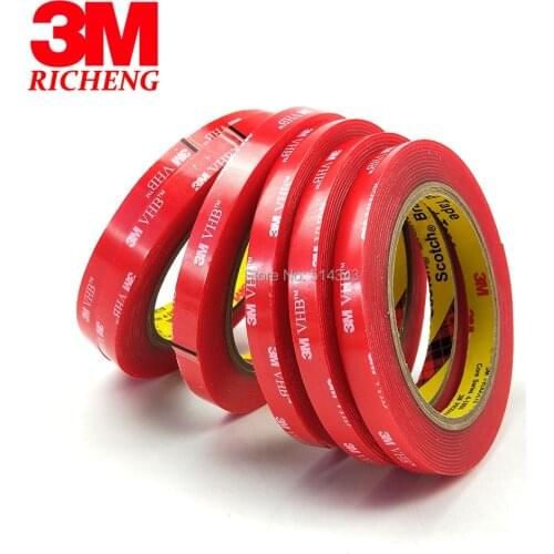 1Roll 15MMx3M Meters Clear 3M VHB 4910 Heavy Duty Double Sided Adhesive Acrylic Foam Free Shipping