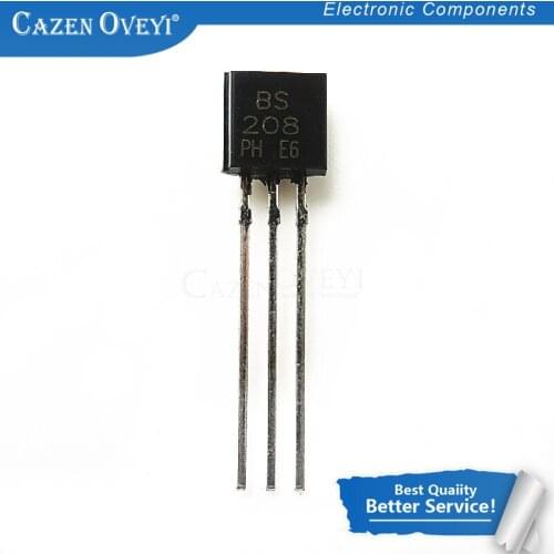 5pcs/lot BS250 = BS208 45V 0.23A 0.7W TO-92 In Stock