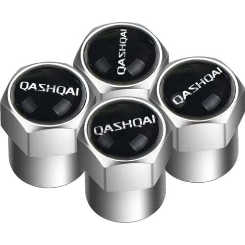 Car Styling Metal Wheel Stem Covers Tire Valve Caps Decoration for NISSAN QASHQAI J10 J11 2011 2008 2018 2019