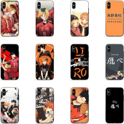 Anime Haikyuu Fly Phone Case for iPhone 7 8 11 12 Pro X XS Max XR Samsung A S 10 20 30 50 70 Plus pro funda