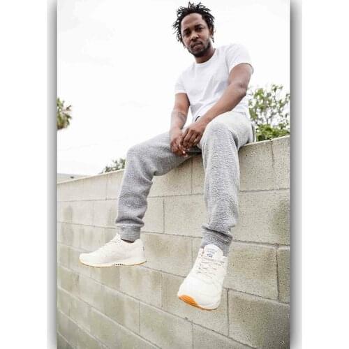 D0487 Kendrick Lamar Music Star Singer Silk Fabric Poster Art Decor Indoor Painting Gift