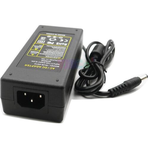 DC 5V 10A 50W LED Power Adapter AC100-240V to 5V with power driver plug, LED Strip Light Transformer