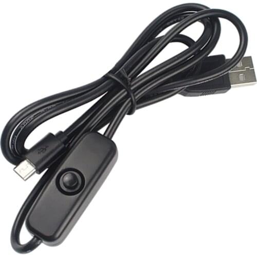 Raspberry Pi 3 Power Supply Cable Micro USB Charger Cable Wire With ON/OFF Switch For Raspberry Pi 3 Model B 3B
