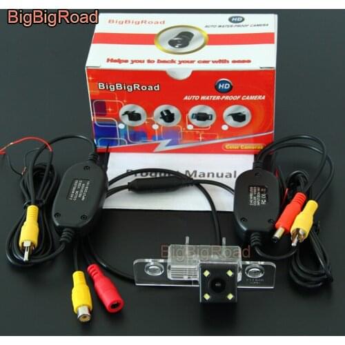 BigBigRoad Car Rear View Reverse Parking CCD Camera For Taurus 2008 2009 2010 2011 2012-2014 Night Vision Backup Camera