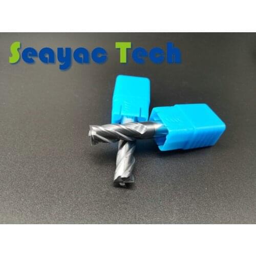 Tungsten carbide HRC45 endmill AlTiN coated 4mm, 5mm,6mm diameter in stock end mill cutter/ milling cutters