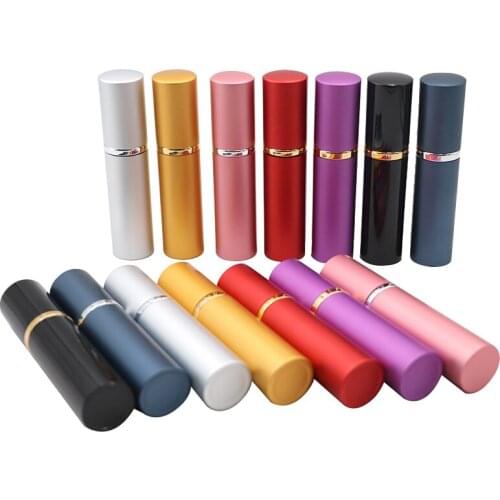 10ml Perfume Toner Spray Bottle Empty Cosmetic Small Bottle Portable Travel Mini Container Aluminum Refillable Storage Holder