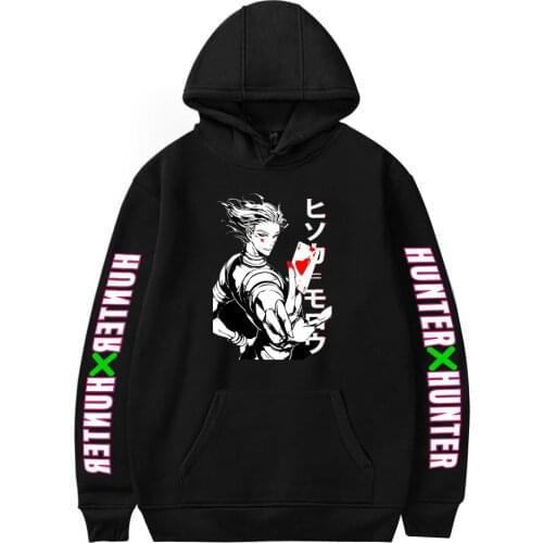 Comic Hisoka Hoodies Men Women Casual Pullover Plus Size Sweatshirt Male Hooded Sport Harajuku Hip Hop Sweatshirt Hisoka Hoodies