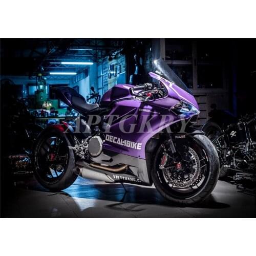 New ABS Plastic Shell Motorcycle Fairing kit Fit For Ducati 899 1199 panigale 1199S 2012 2013 2014 2015 Custom Purple
