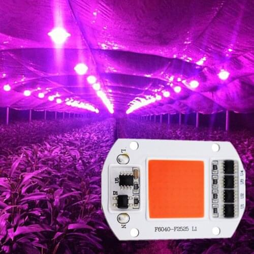 Phyto Light LED Plant Growth Lamp COB Chip Full Spectrum AC220-240V 30W 50W Greenhouse Indoor Plant Seedlings and Flower Growth