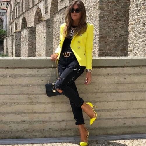 Solid Colors Single Button Slim Blazer Fashion Women All-Match Indie Short Suit 2021 Spring Autumn New Y2k Vintage Blazer Office